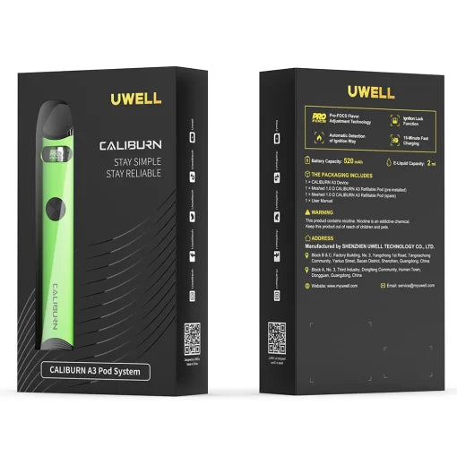 UWELL CALIBURN A3 13W POD KIT