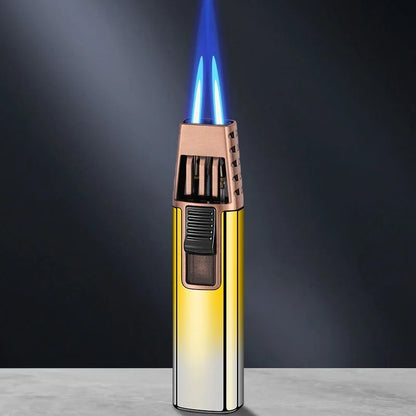 New Double Jet Flame Lighter- refillable