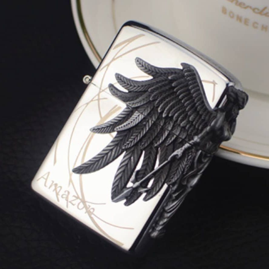 3D Engraved Metal Zippo Lighter