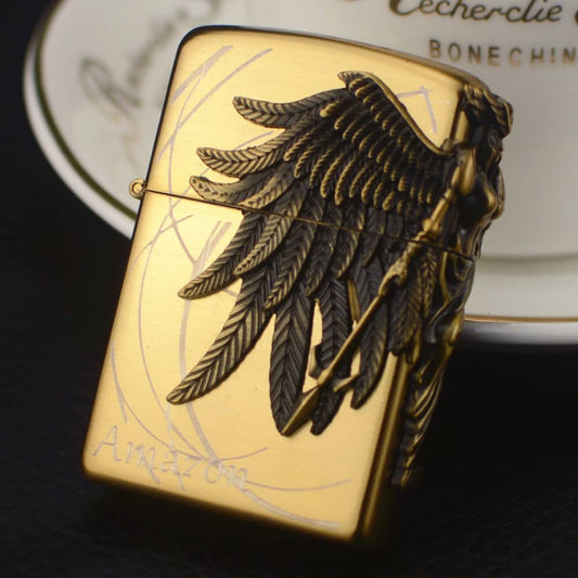 3D Engraved Metal Zippo Lighter