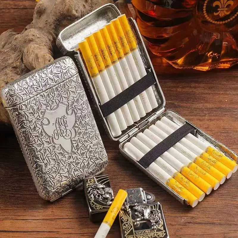 Metal Crafted Cigarette Case