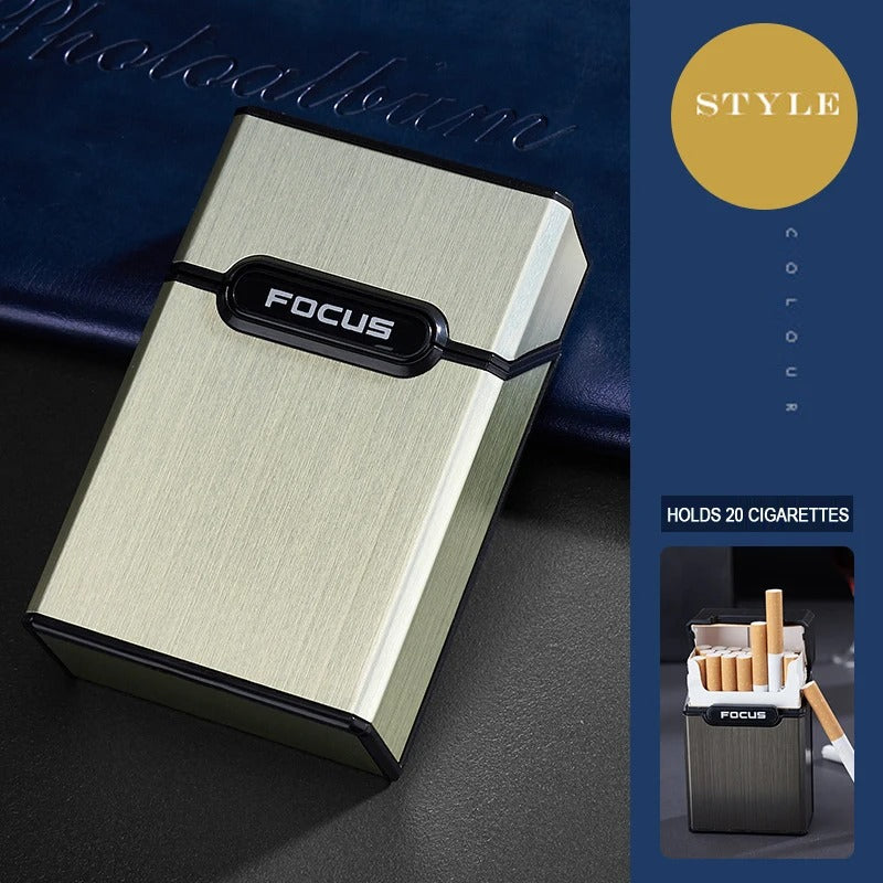 High Quality Focus Aluminium Cigarette Case