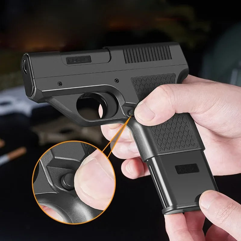 New Multifunctional Pistol Lighter With Cigarette Case