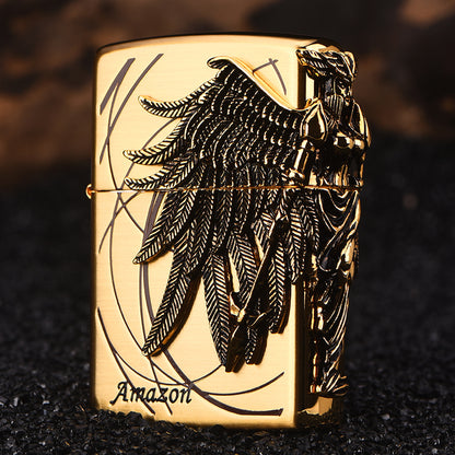 3D Engraved Metal Zippo Lighter