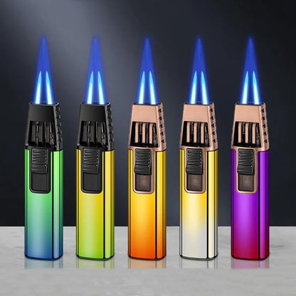New Double Jet Flame Lighter- refillable