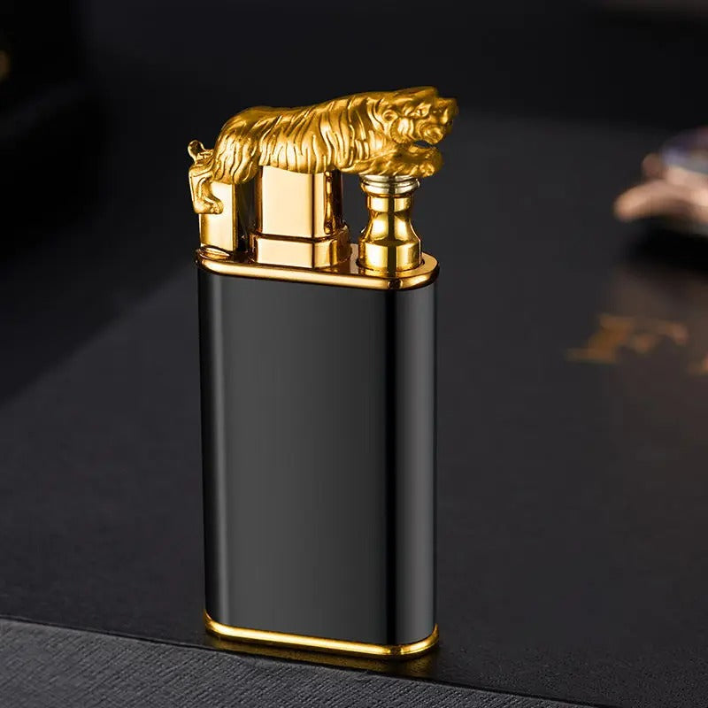 Tiger Dual Flame Lighter Butane Gas Cigarette Lighter