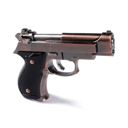 Mini Gun Lighter-Metal Gun Lighter-High Flame-Windproof