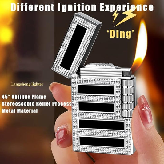 Daimond cut ST Dupont Lighter- REFILLABLE