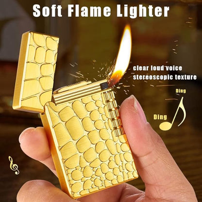 Golden Dunhill Lighter - Polished - Refillable