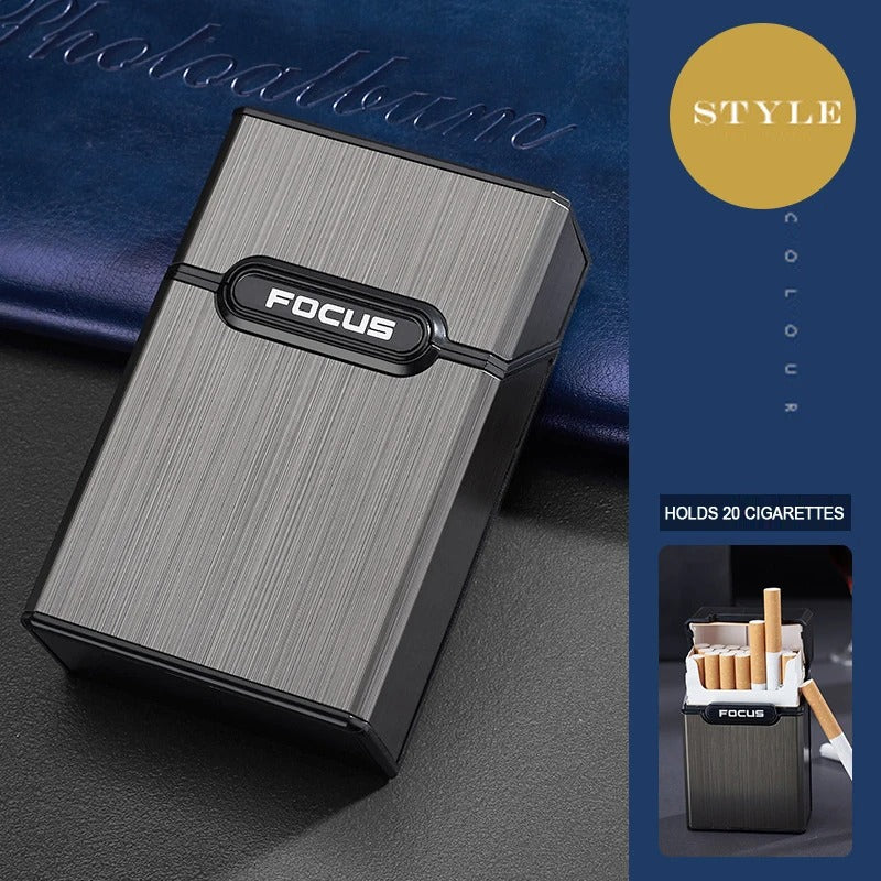 High Quality Focus Aluminium Cigarette Case