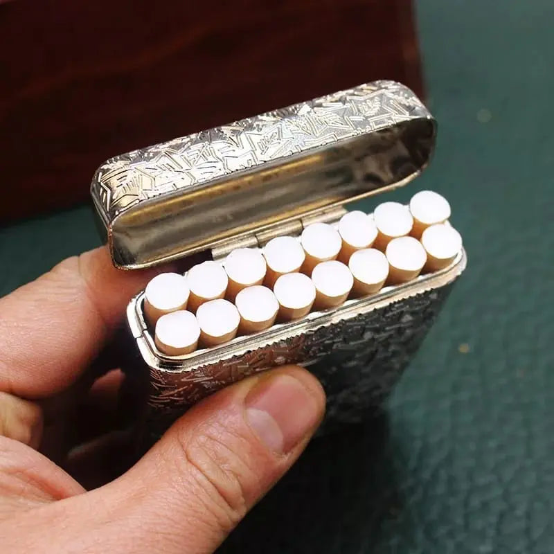 Metal Crafted Cigarette Case