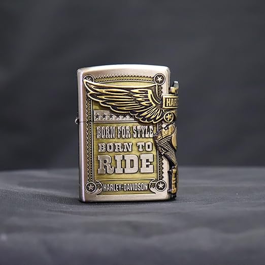 BORN TO RIDE Zippo Lighter