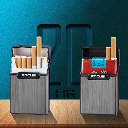 High Quality Focus Aluminium Cigarette Case