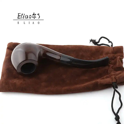 New Tobacco Smoking Pipe-Durable Classical Cigar Pipe With Rubber Ring