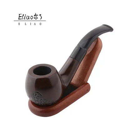 New Tobacco Smoking Pipe-Durable Classical Cigar Pipe With Rubber Ring