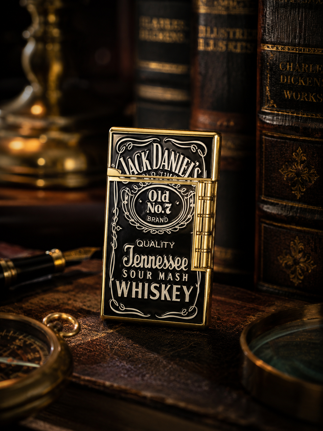 Jack Heritage Luxury Lighter - Metal body - Refillable