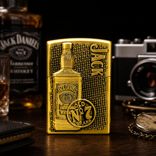 Golden Jack Daniel's Zippo Lighter