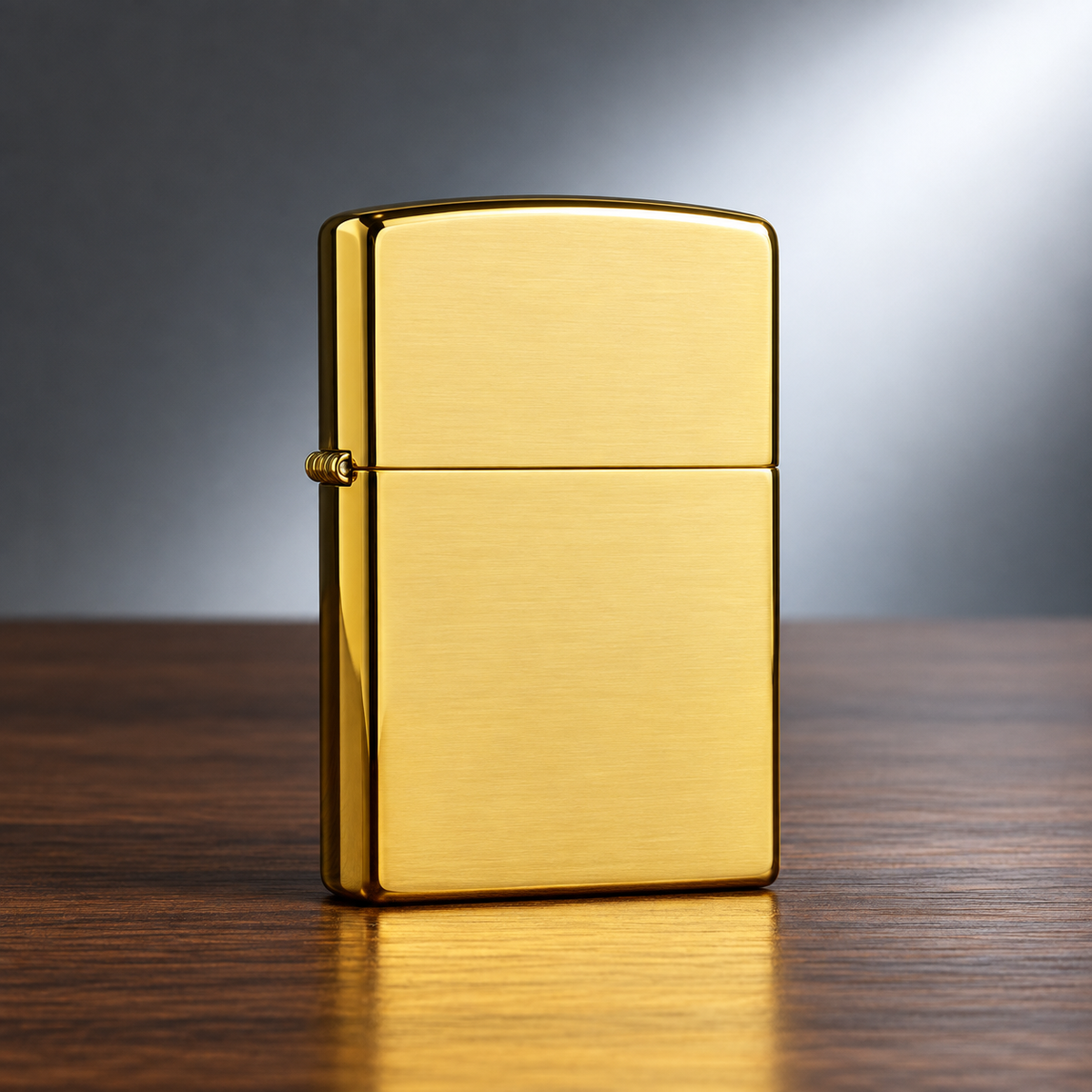 Classic Golden Zippo Lighter – Premium & Timeless