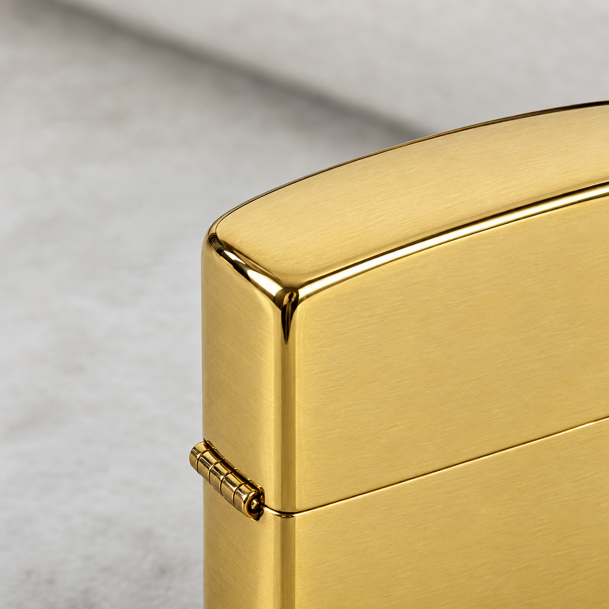 Classic Golden Zippo Lighter – Premium & Timeless