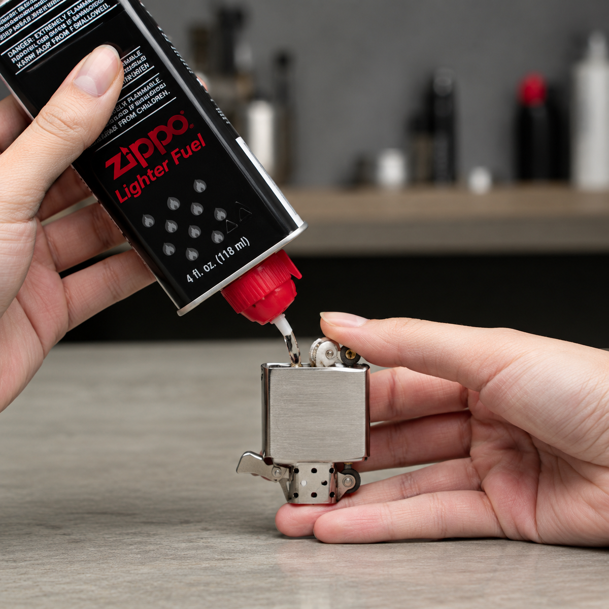 Classic Silver Zippo Lighter