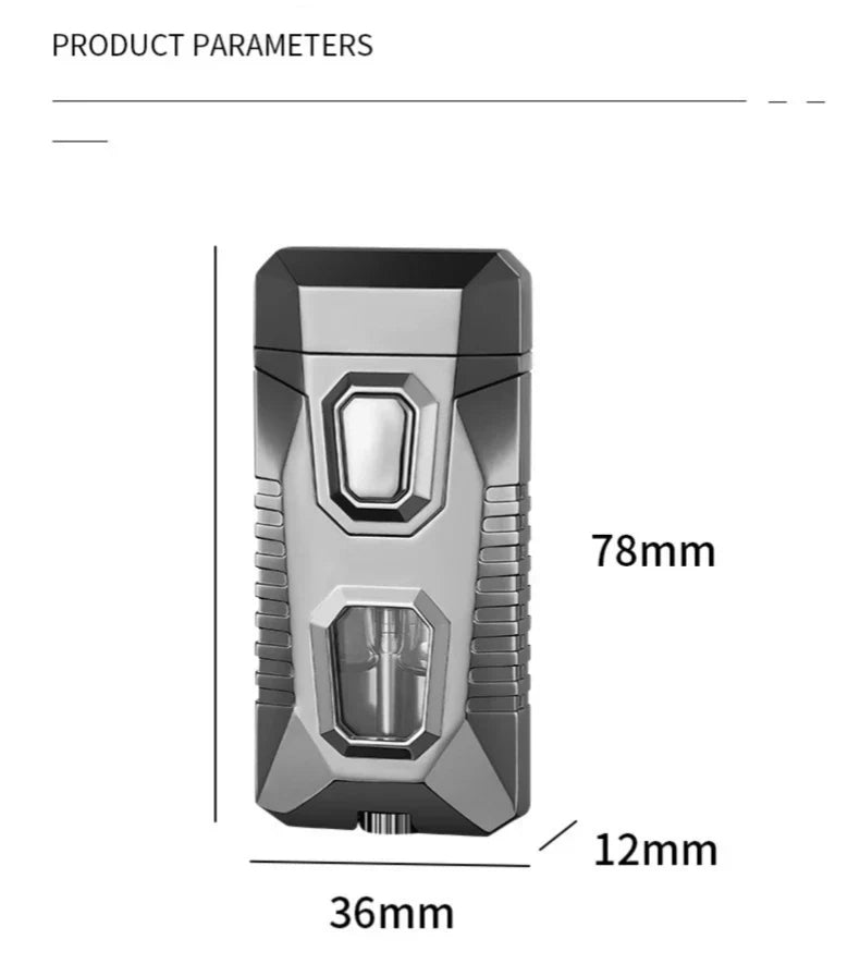 Creative Dual Flame Torch Jet Lighter