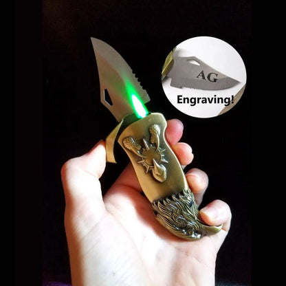 Eagle Head Knife Lighter