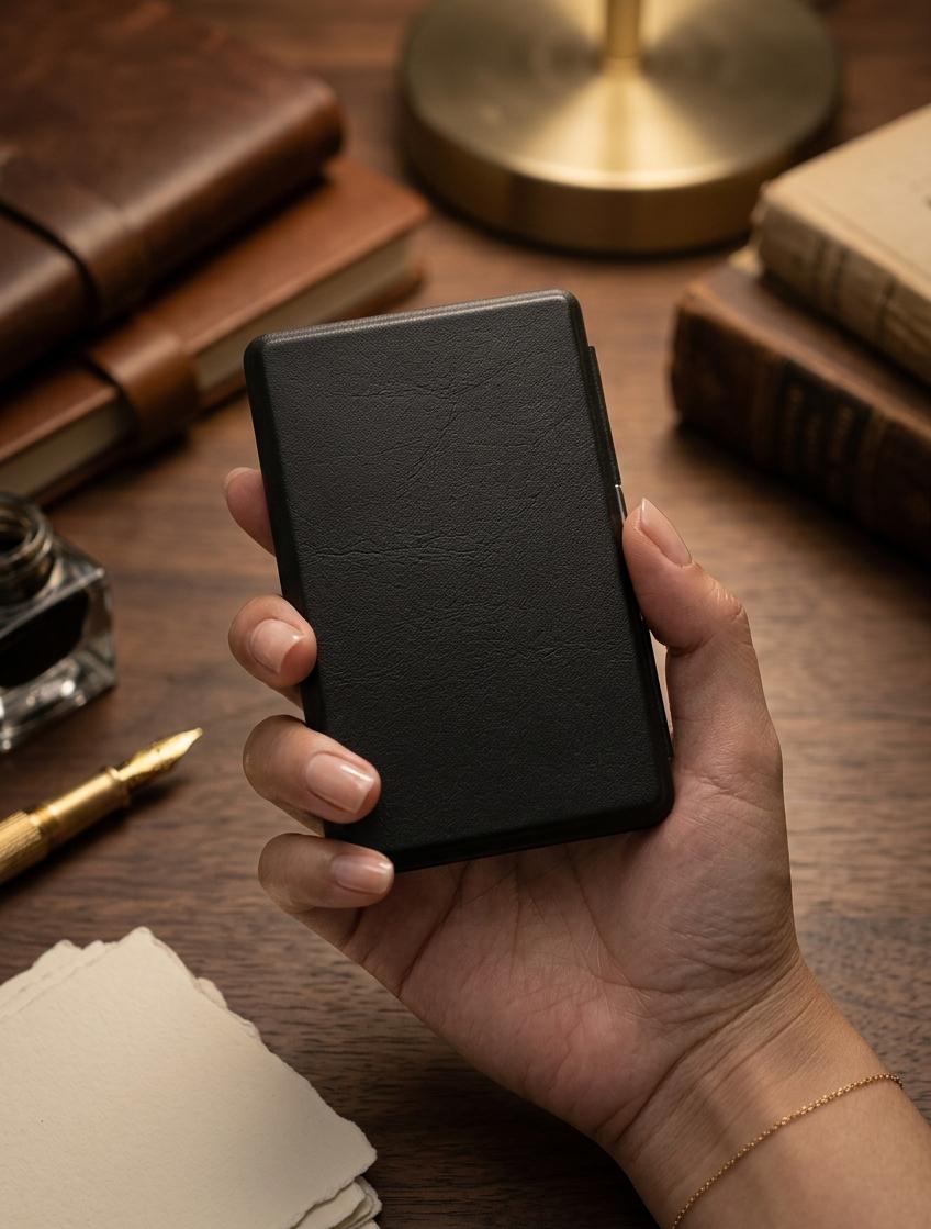 THE SIGNATURE SET - 3 in 1 Gift Set (Jack Daniels Zippo Lighter+Stallion Cigarette Case+Zippo oil Bottle)