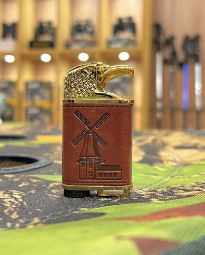 Classic Leather Lighter- Refillable