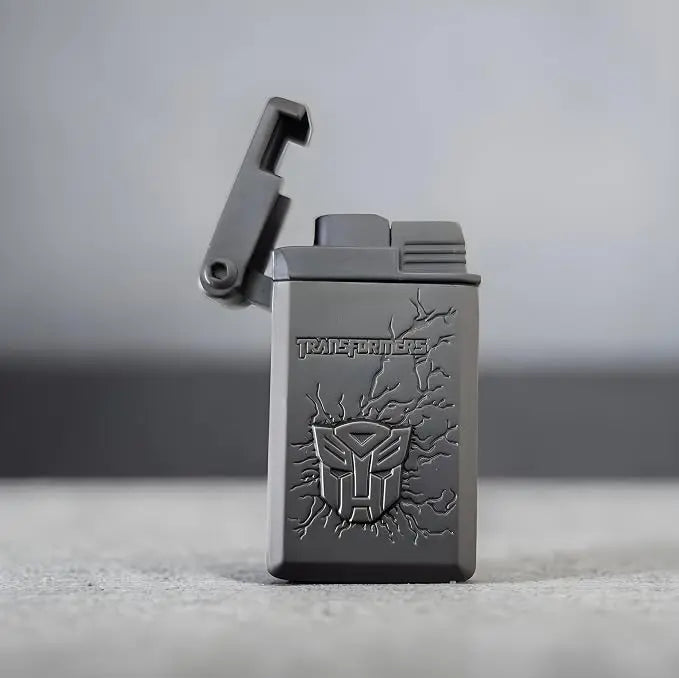 Open Transformers Autobot Lighter with fold-out bottle opener