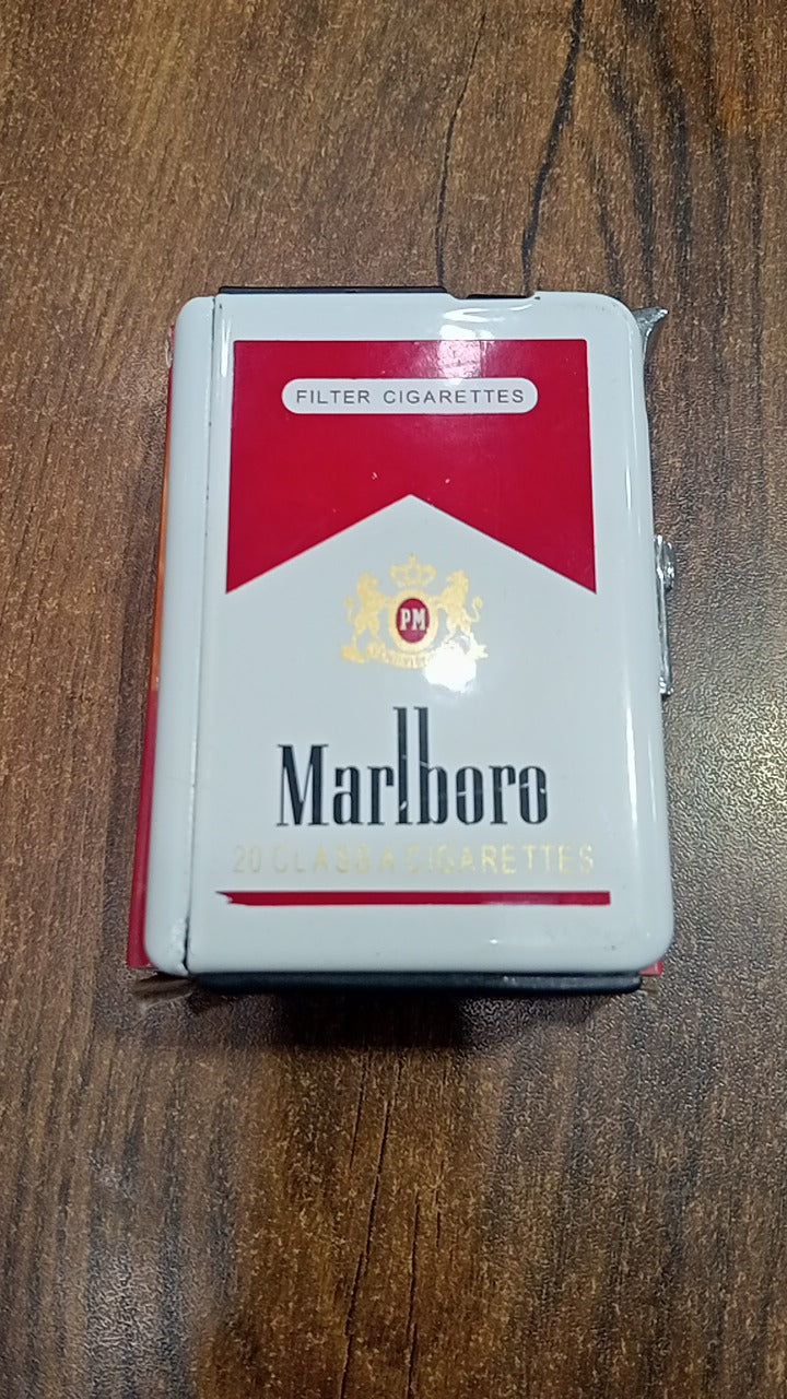 THE MARLBORO SET - 3 in 1 Gift Set (Marlboro Zippo Lighter+Marlboro Metal Cigarette Case+Zippo oil Bottle) (Copy) (Copy)