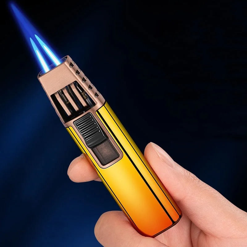 New Double Jet Flame Lighter- refillable