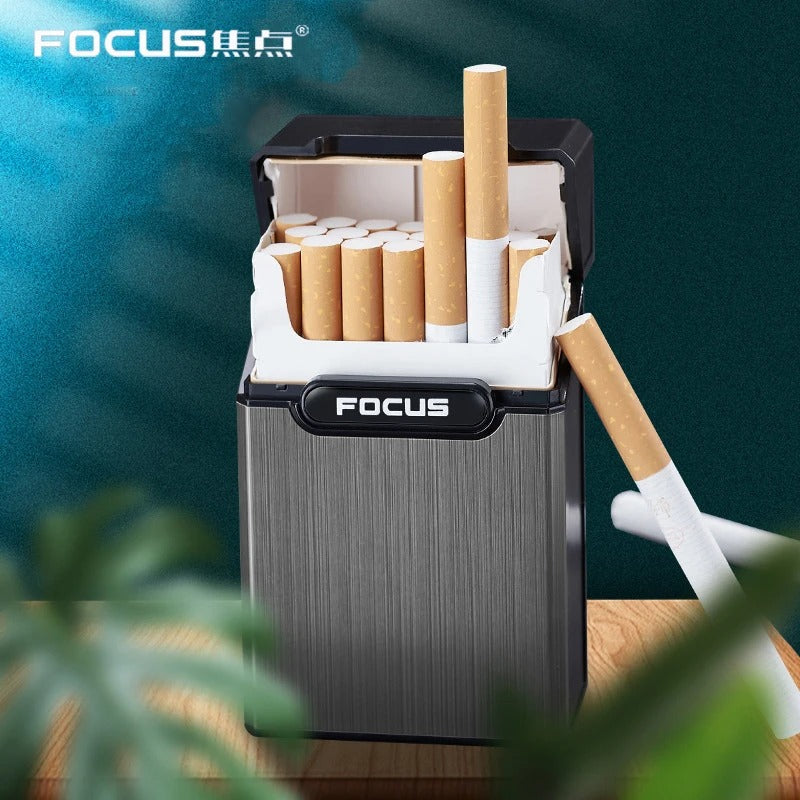 High Quality Focus Aluminium Cigarette Case