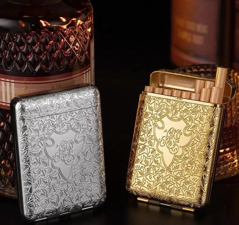 Metal Crafted Cigarette Case