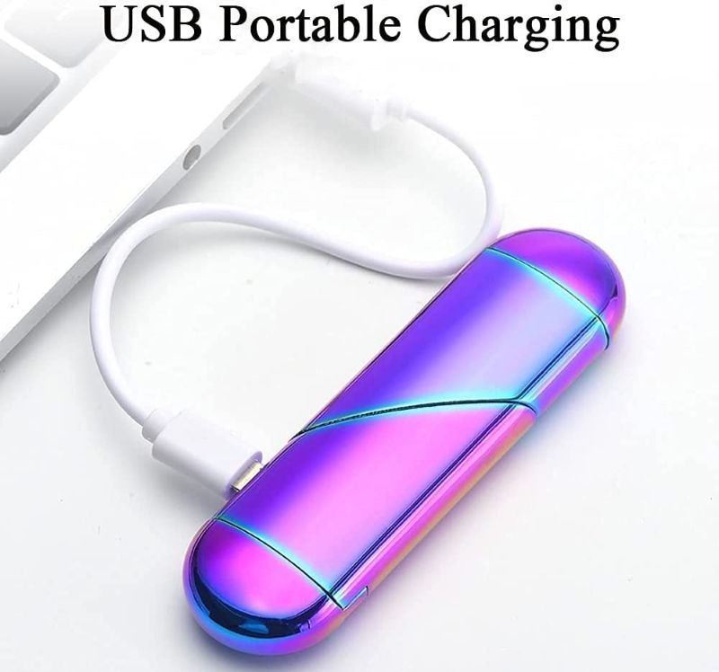 Electric Heart Shaped Lighter-USB Rechargeable Gas + Electric Lighter