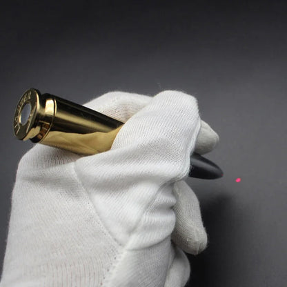 Creative Metal Bullet Lighter With Laser Light, Butane Gas Windproof Flame Cigarette Lighter