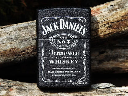 THE SIGNATURE SET - 3 in 1 Gift Set (Jack Daniels Zippo Lighter+Stallion Cigarette Case+Zippo oil Bottle)