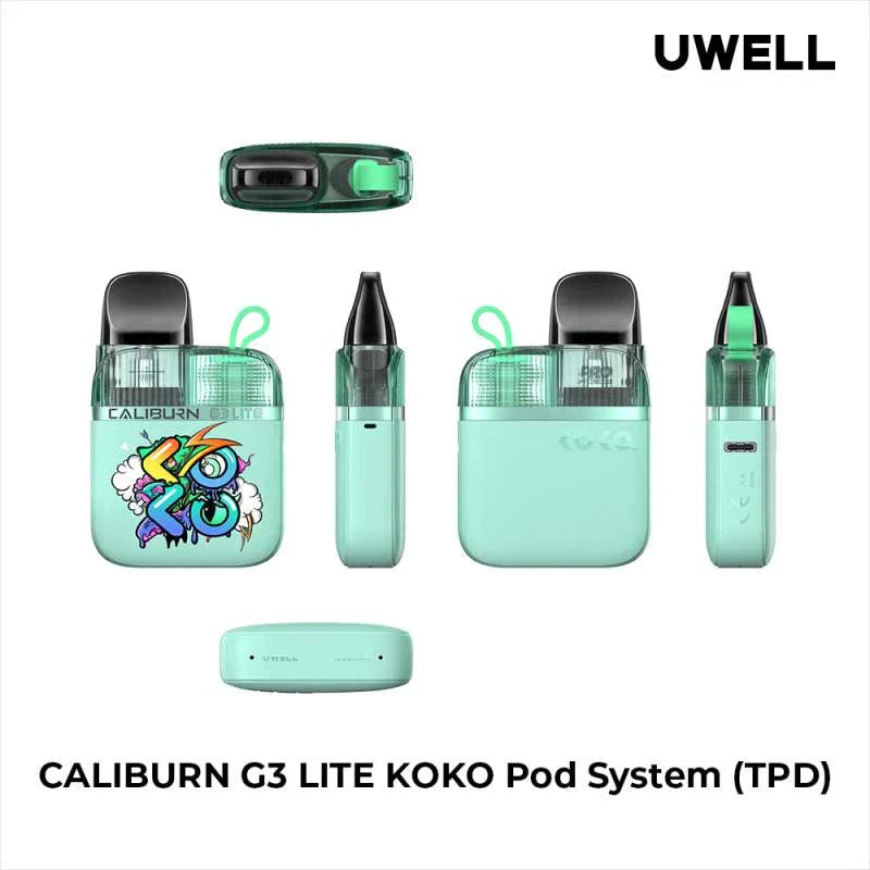 Uwell Caliburn G3 Lite Koko Pod Kit Firelighters.pk Uwell Caliburn G3 Lite Koko Pod Kit Firelighters.pk
